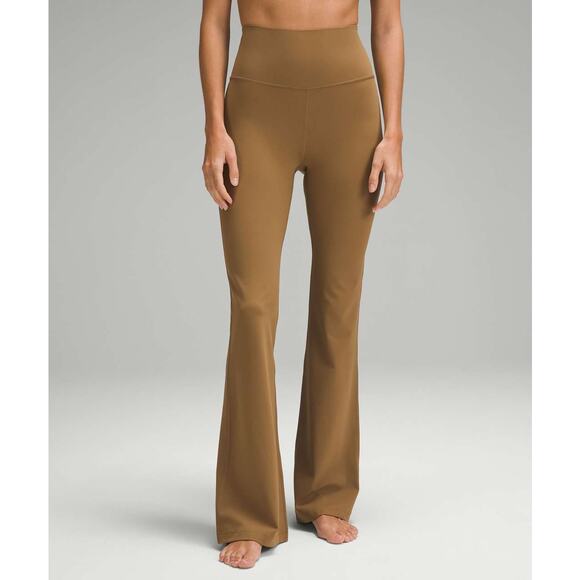 Lululemon Groove Super-High-Rise Flared Pant Nulu *Regular Allspice Womens 4 NWT - Picture 1 of 11
